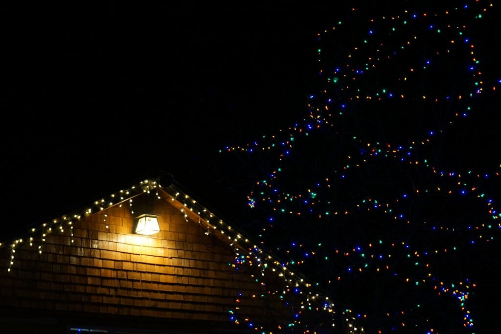 Christmas Lights on Roof