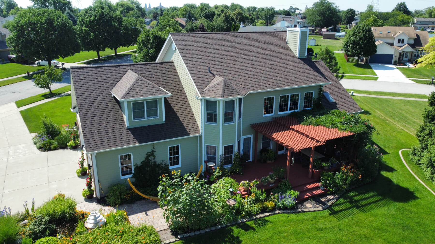 shot of a roof