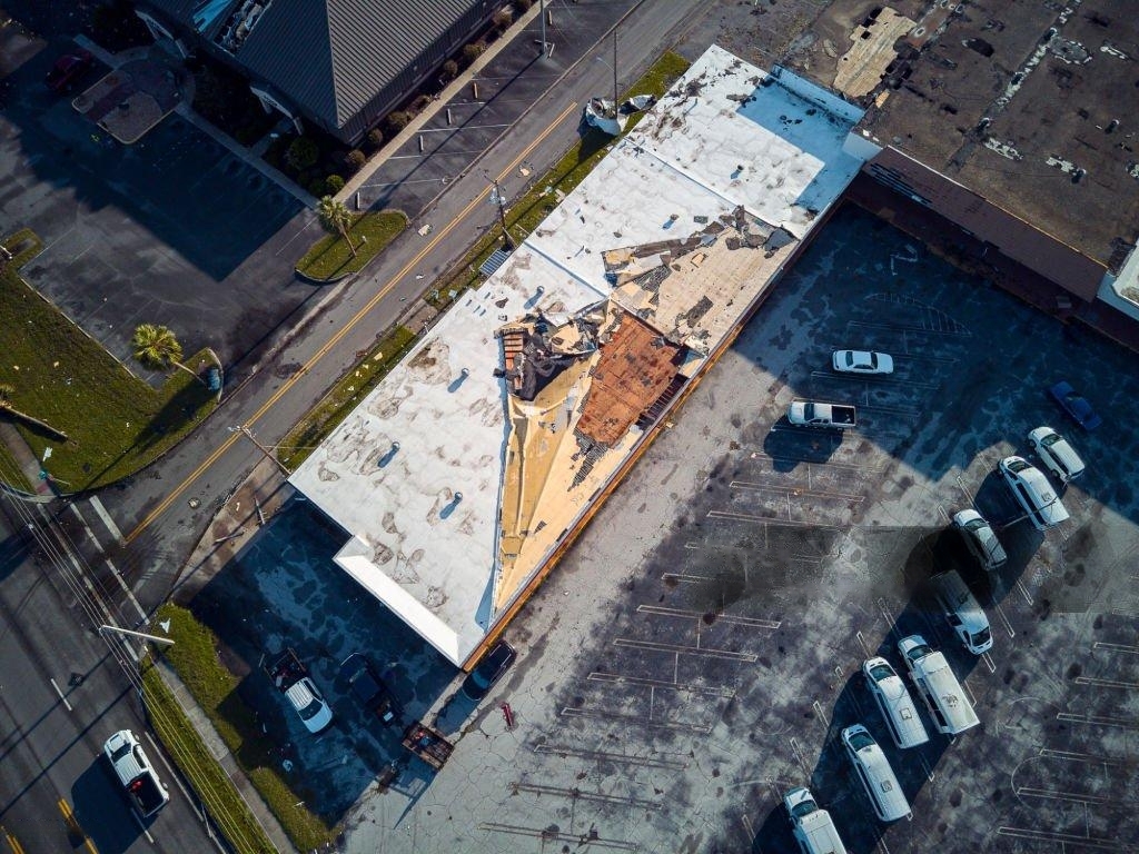 commercial roofing storm damage